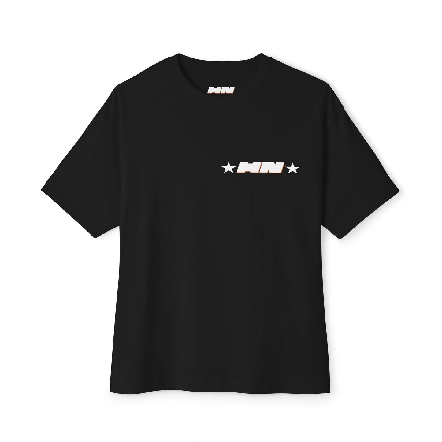 Black Unisex Oversized "Bigger, Faster, Stronger" Tee